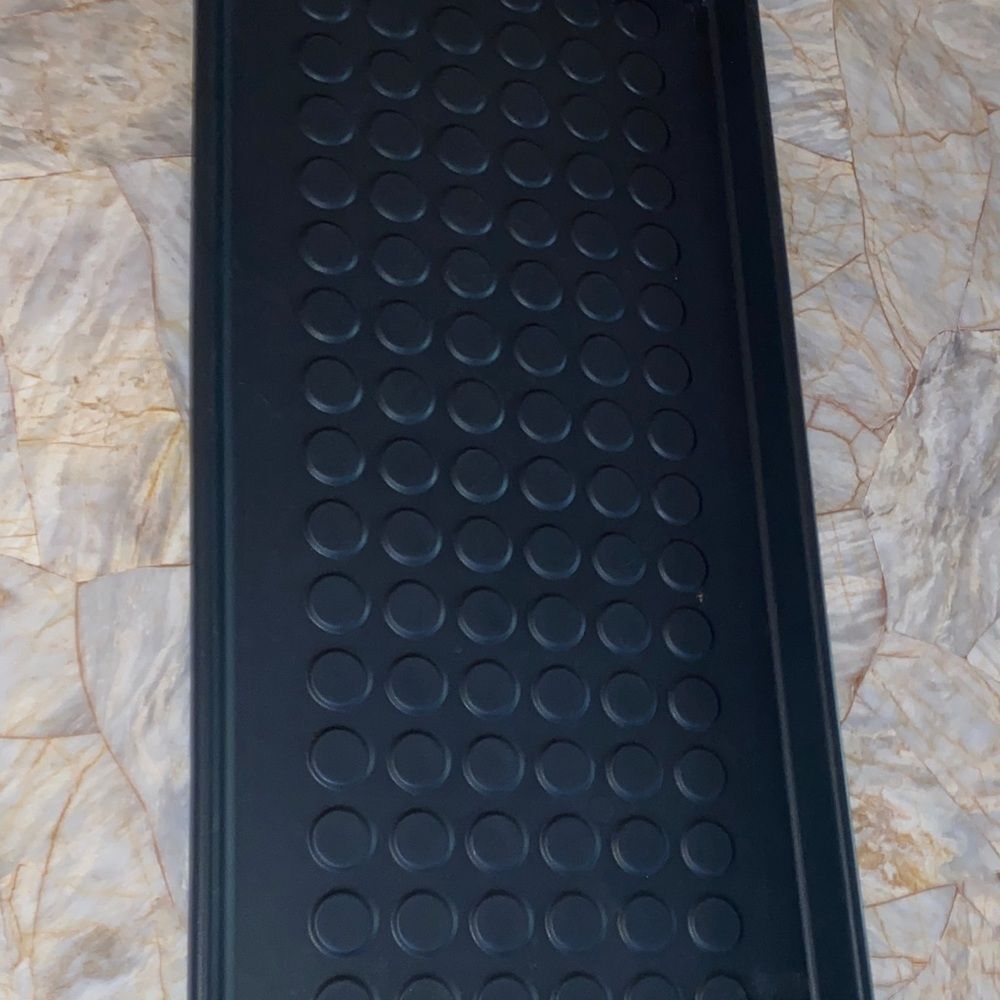 Black Rubber Tray emβ is the BAGGMUCK shoe tray from IKEA